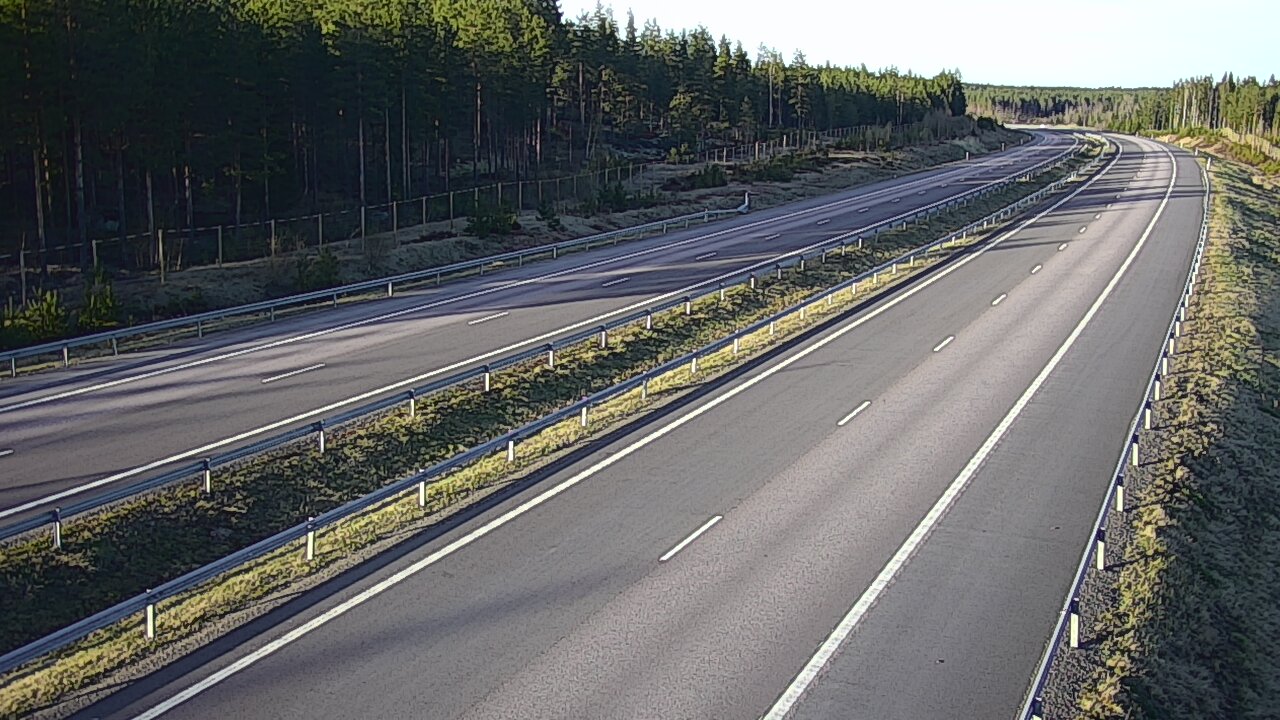 Weather Camera Image Väg 7 Vederlax, Vaalimaan tunneli, väst, Virolahti, Kymenlaakso