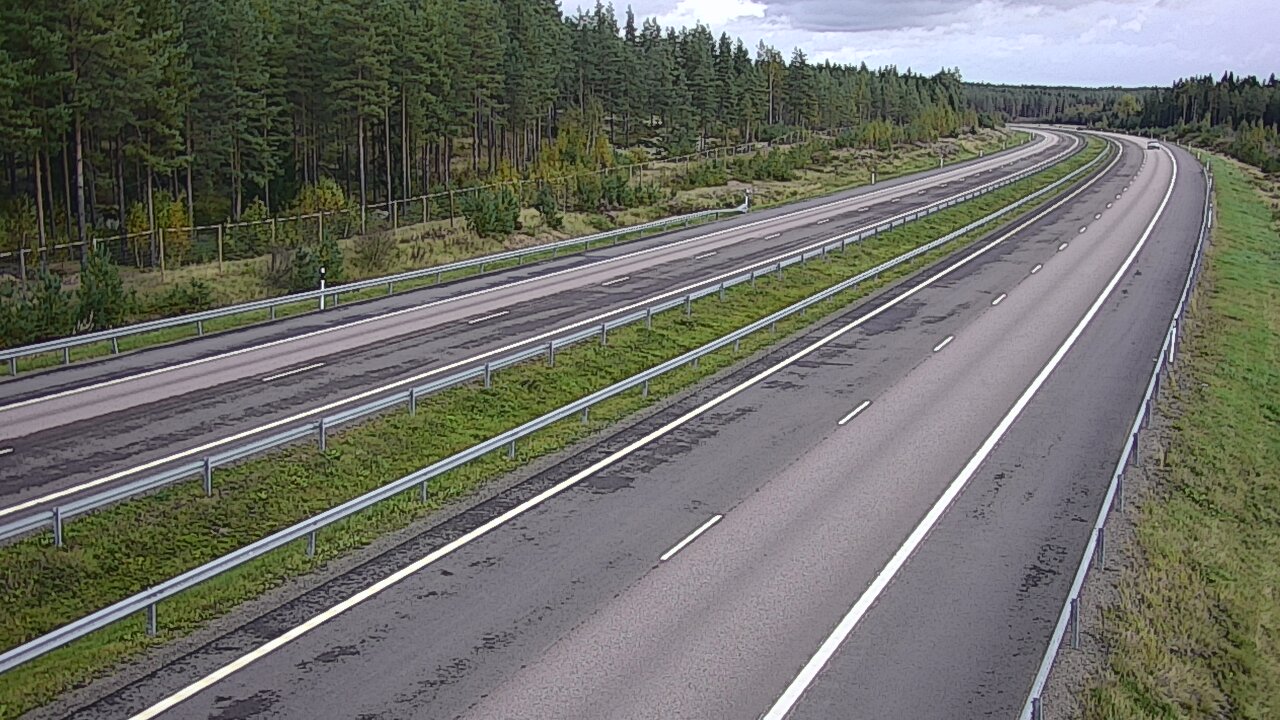 Weather Camera Image Väg 7 Vederlax, Vaalimaan tunneli, väst, Virolahti, Kymenlaakso