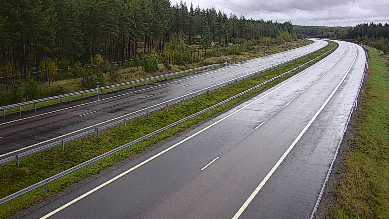 Weather Camera Image Väg 7 Vederlax, Vaalimaan tunneli, väst, Virolahti, Kymenlaakso