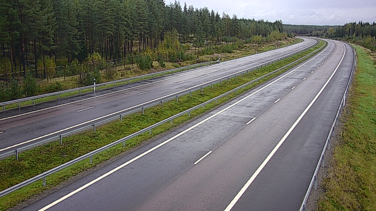 Weather Camera Image Väg 7 Vederlax, Vaalimaan tunneli, väst, Virolahti, Kymenlaakso