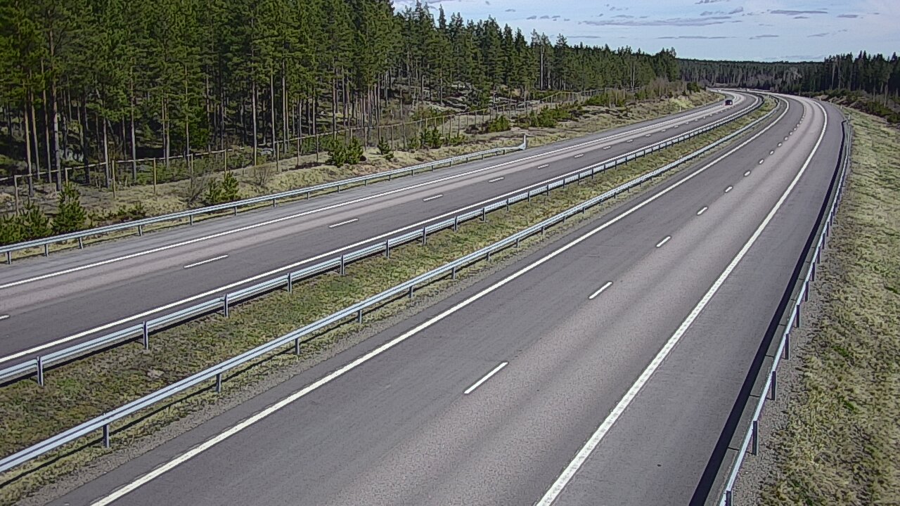 Weather Camera Image Väg 7 Vederlax, Vaalimaan tunneli, väst, Virolahti, Kymenlaakso