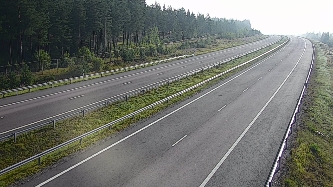 Weather Camera Image Road 7 Virolahti, Vaalimaa tunneli west, Virolahti, Kymenlaakso