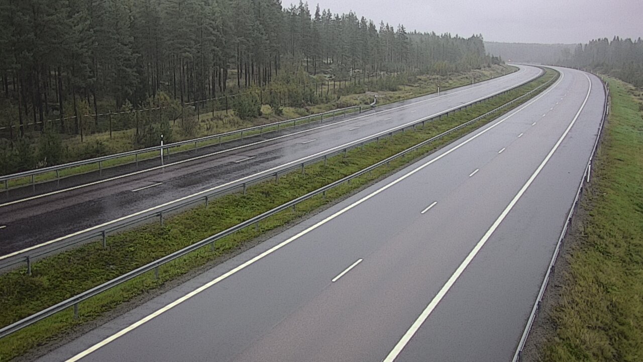 Weather Camera Image Väg 7 Vederlax, Vaalimaan tunneli, väst, Virolahti, Kymenlaakso