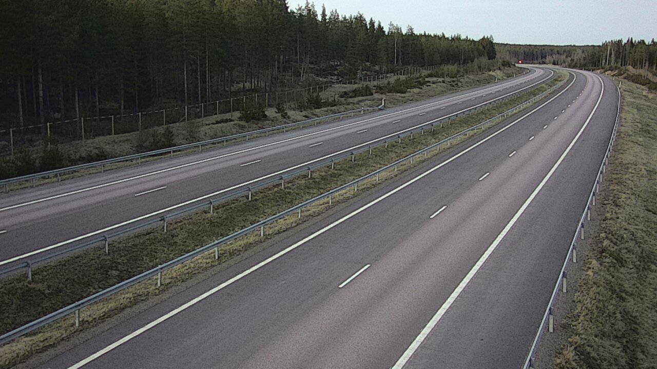 Weather Camera Image Väg 7 Vederlax, Vaalimaan tunneli, väst, Virolahti, Kymenlaakso