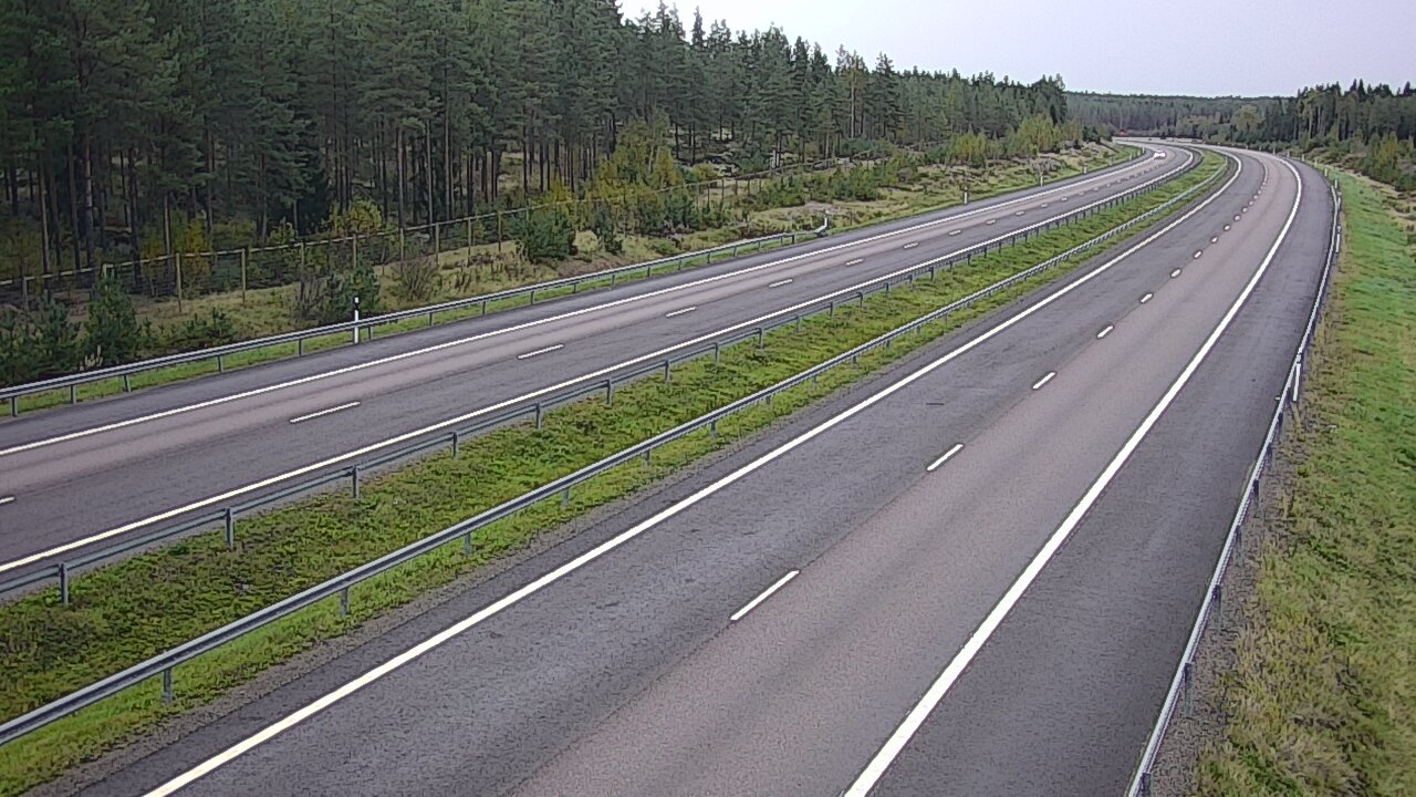Weather Camera Image Väg 7 Vederlax, Vaalimaan tunneli, väst, Virolahti, Kymenlaakso