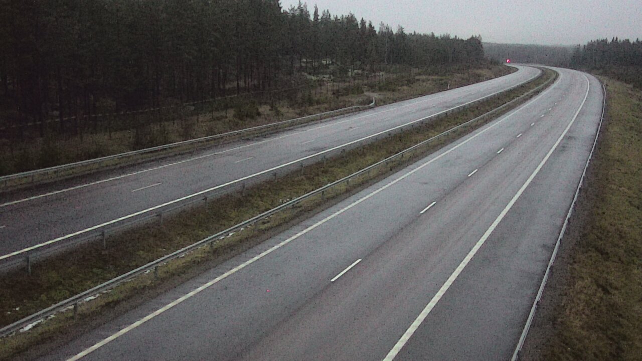 Weather Camera Image Väg 7 Vederlax, Vaalimaan tunneli, väst, Virolahti, Kymenlaakso