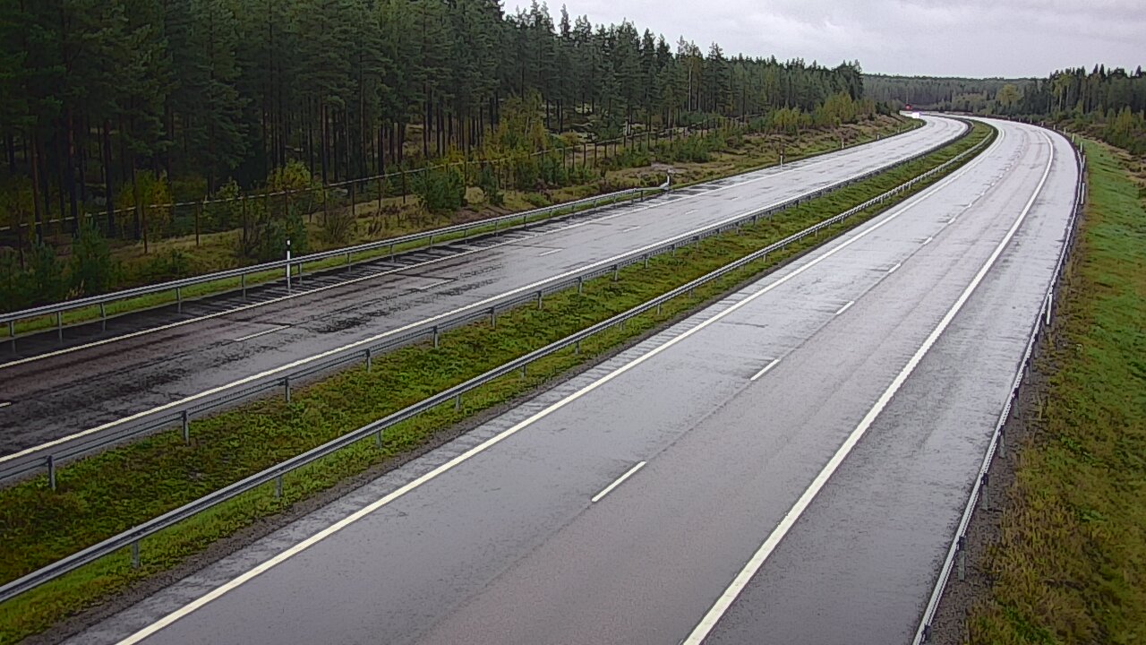 Weather Camera Image Väg 7 Vederlax, Vaalimaan tunneli, väst, Virolahti, Kymenlaakso