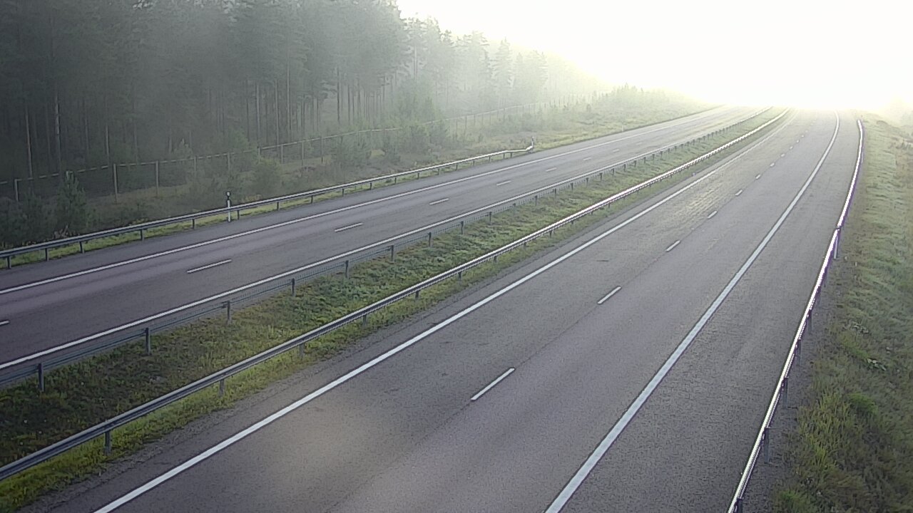 Weather Camera Image Road 7 Virolahti, Vaalimaa tunneli west, Virolahti, Kymenlaakso