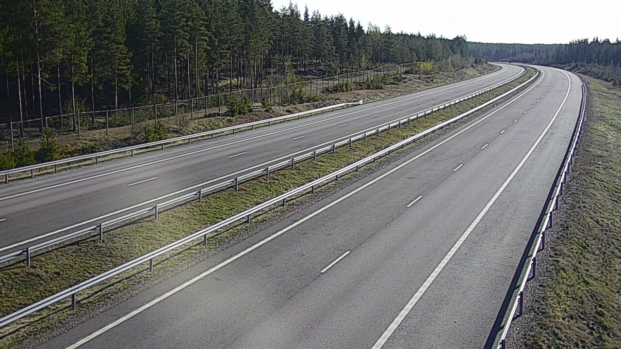 Weather Camera Image Väg 7 Vederlax, Vaalimaan tunneli, väst, Virolahti, Kymenlaakso