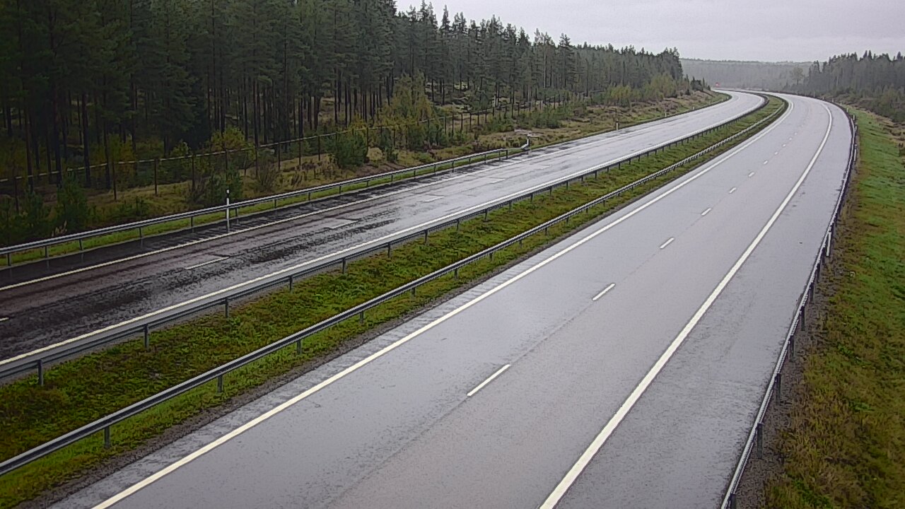 Weather Camera Image Väg 7 Vederlax, Vaalimaan tunneli, väst, Virolahti, Kymenlaakso