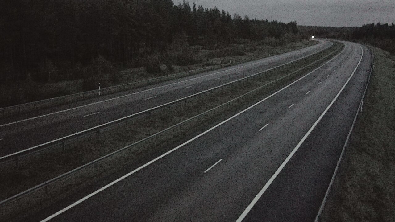 Weather Camera Image Väg 7 Vederlax, Vaalimaan tunneli, väst, Virolahti, Kymenlaakso