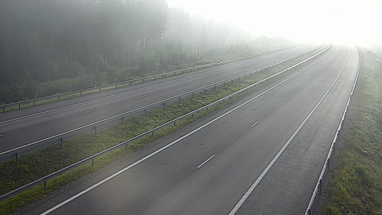 Weather Camera Image Road 7 Virolahti, Vaalimaa tunneli west, Virolahti, Kymenlaakso