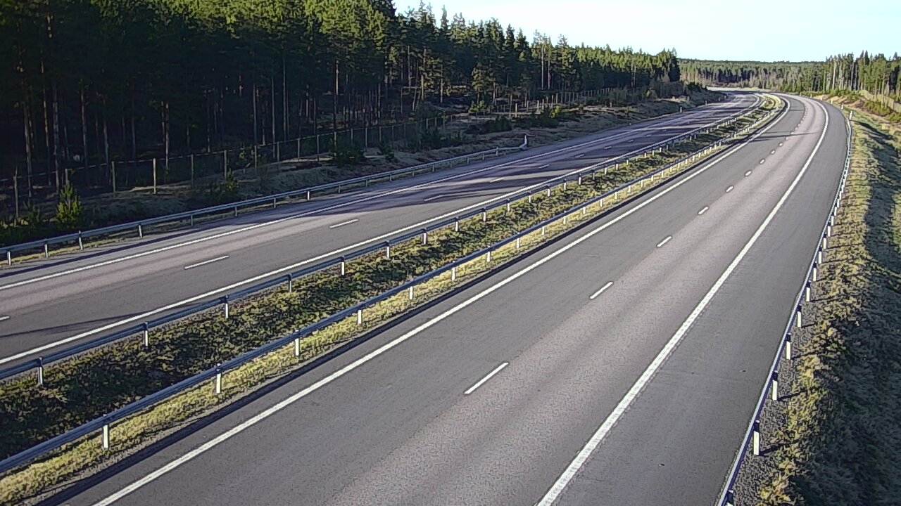 Weather Camera Image Väg 7 Vederlax, Vaalimaan tunneli, väst, Virolahti, Kymenlaakso
