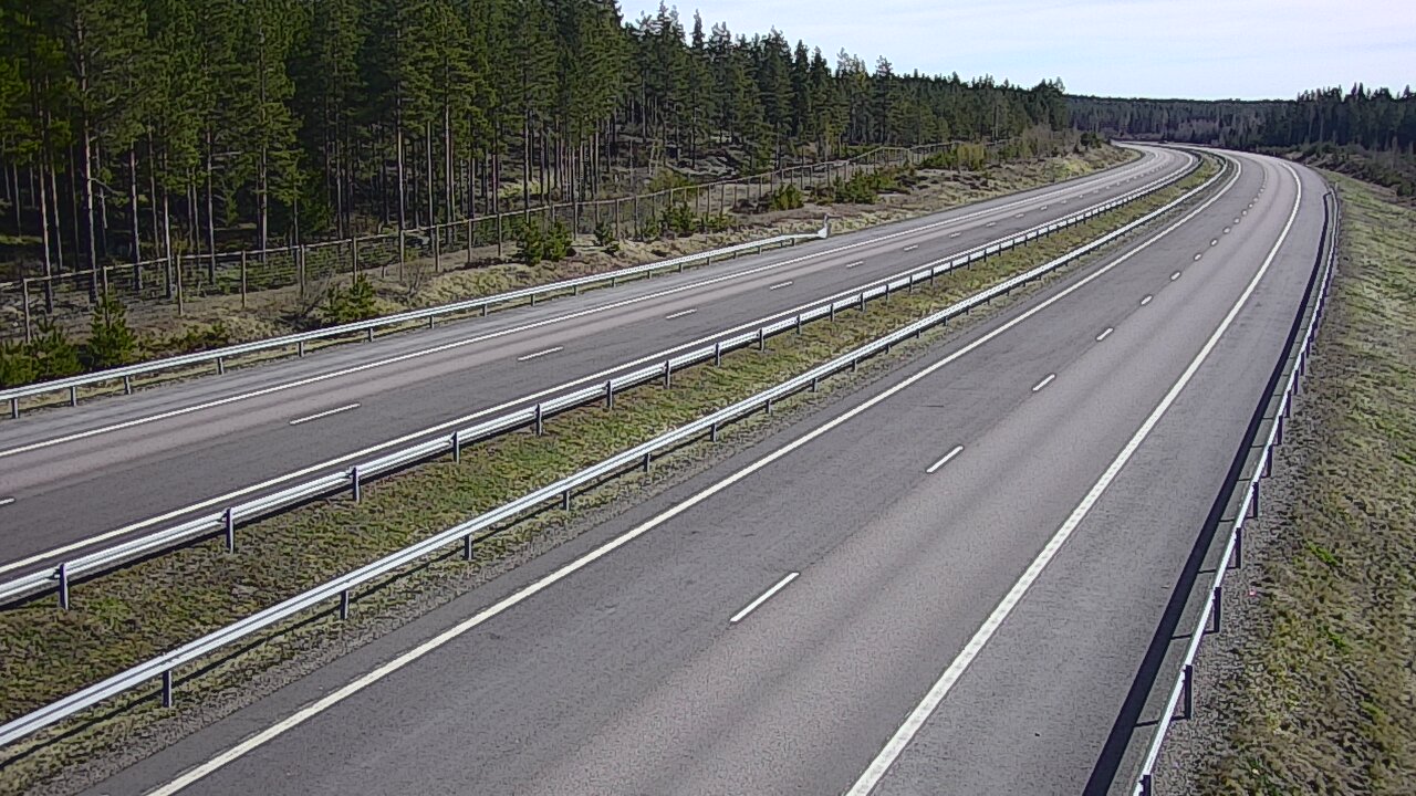 Weather Camera Image Väg 7 Vederlax, Vaalimaan tunneli, väst, Virolahti, Kymenlaakso