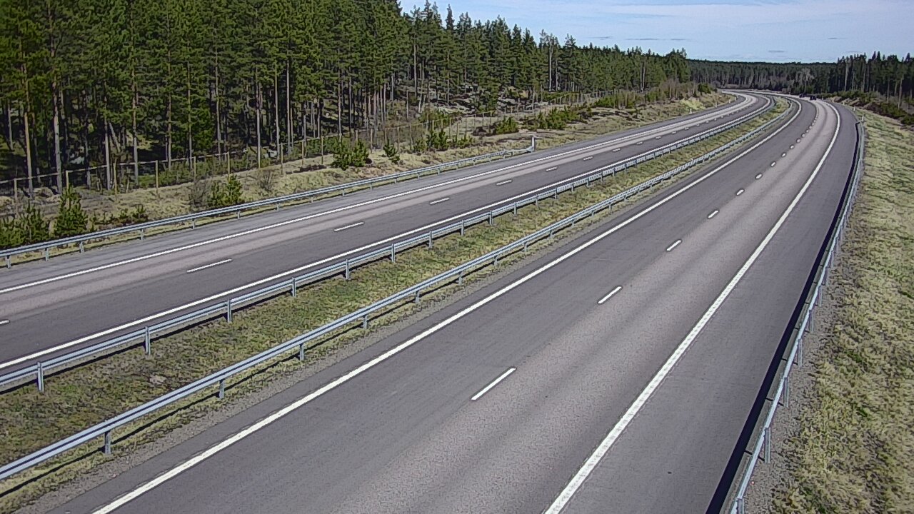 Weather Camera Image Väg 7 Vederlax, Vaalimaan tunneli, väst, Virolahti, Kymenlaakso