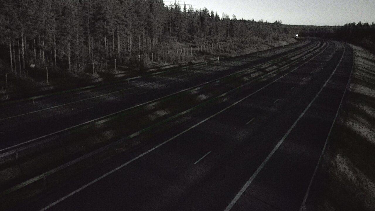 Weather Camera Image Road 7 Virolahti, Vaalimaa tunneli west, Virolahti, Kymenlaakso
