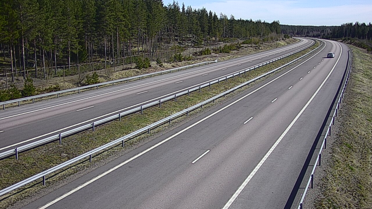 Weather Camera Image Väg 7 Vederlax, Vaalimaan tunneli, väst, Virolahti, Kymenlaakso