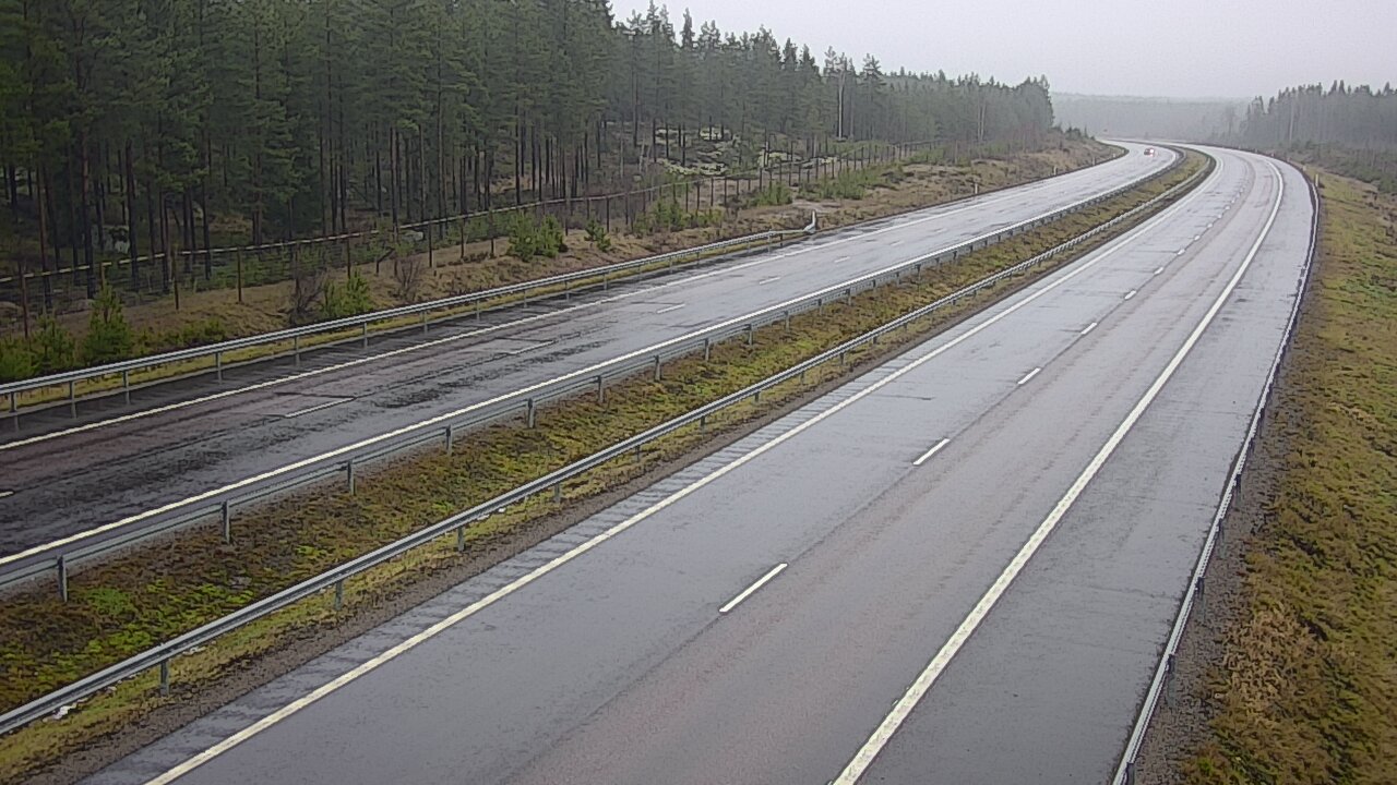 Weather Camera Image Väg 7 Vederlax, Vaalimaan tunneli, väst, Virolahti, Kymenlaakso