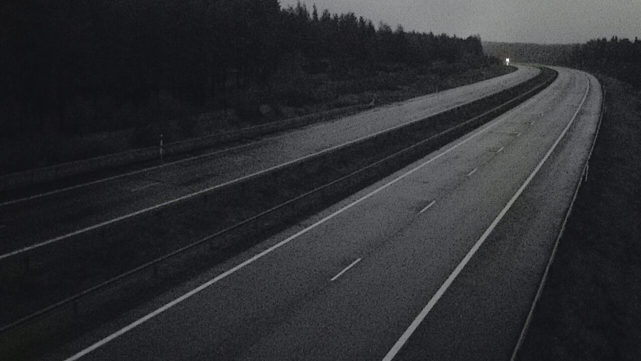 Weather Camera Image Väg 7 Vederlax, Vaalimaan tunneli, väst, Virolahti, Kymenlaakso