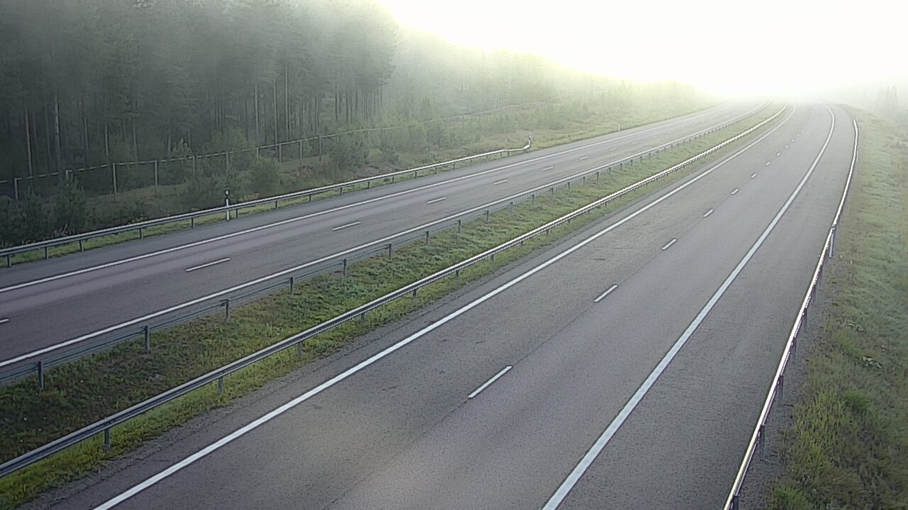 Weather Camera Image Road 7 Virolahti, Vaalimaa tunneli west, Virolahti, Kymenlaakso