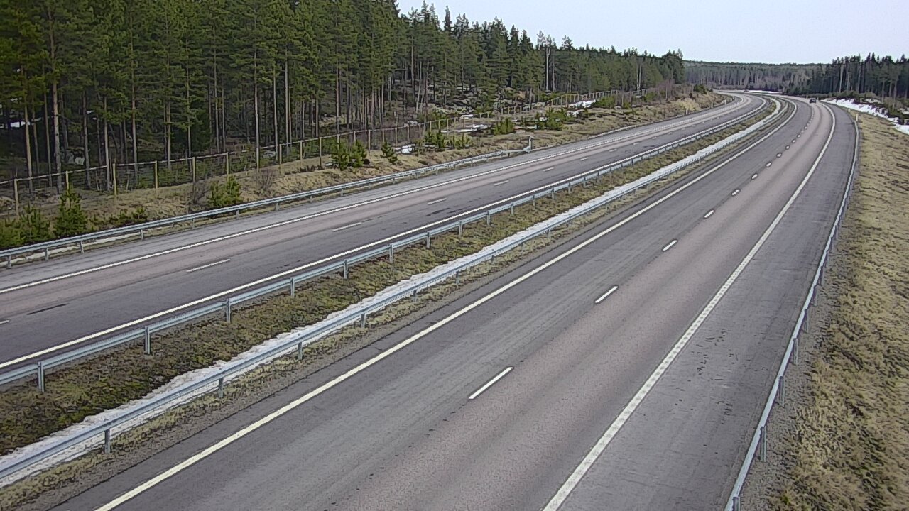 Weather Camera Image Road 7 Virolahti, Vaalimaa tunneli west, Virolahti, Kymenlaakso