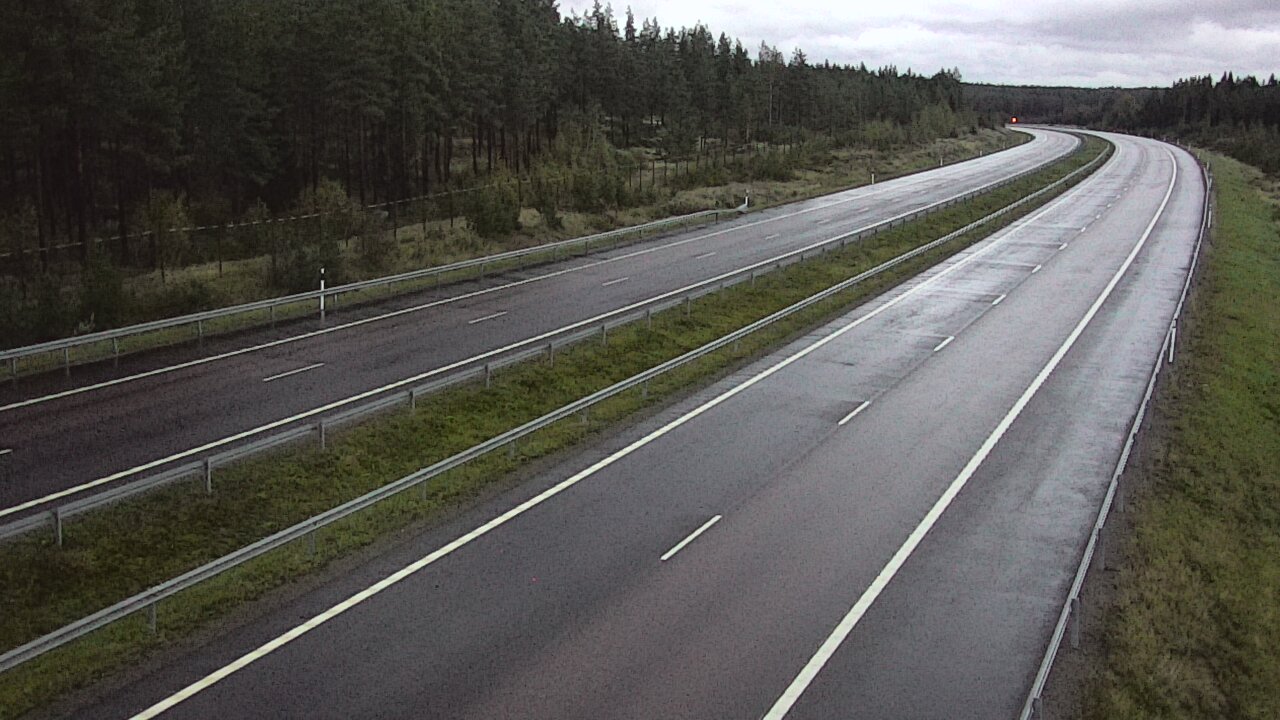 Weather Camera Image Väg 7 Vederlax, Vaalimaan tunneli, väst, Virolahti, Kymenlaakso