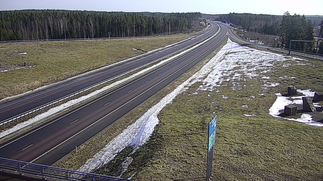 Weather Camera Image Väg 7 Vederlax, Virojoki, Virolahti, Kymenlaakso