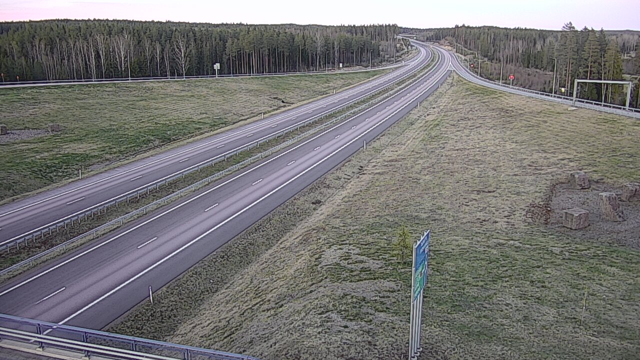 Weather Camera Image Väg 7 Vederlax, Virojoki, Virolahti, Kymenlaakso