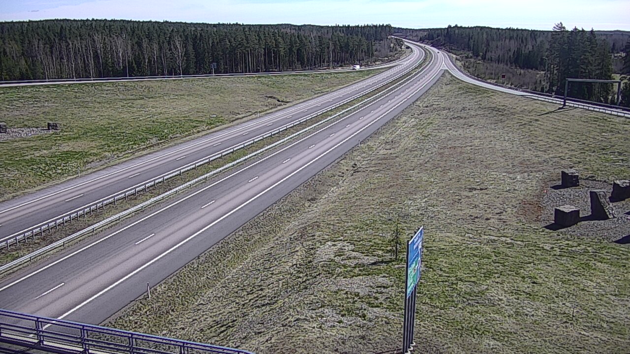 Weather Camera Image Väg 7 Vederlax, Virojoki, Virolahti, Kymenlaakso