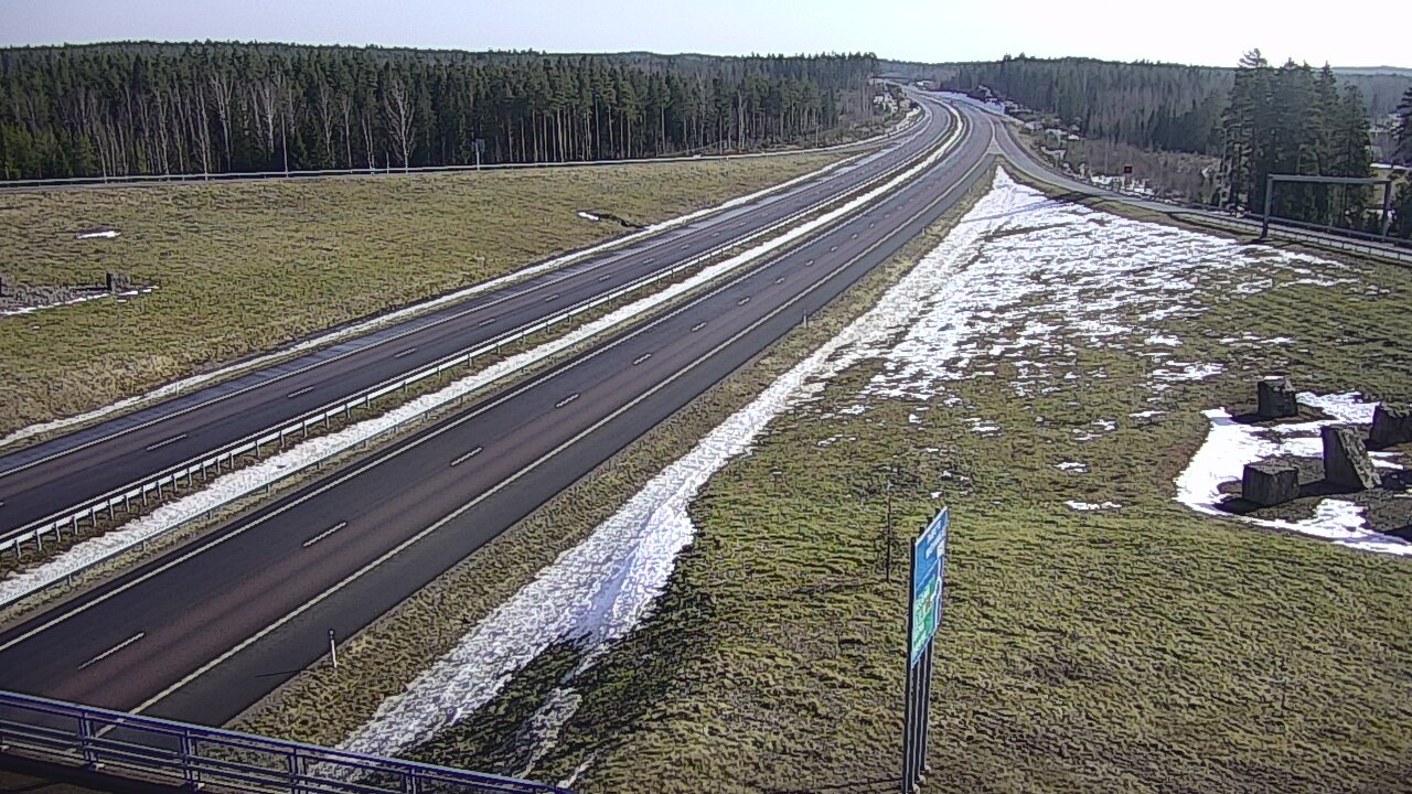 Weather Camera Image Väg 7 Vederlax, Virojoki, Virolahti, Kymenlaakso