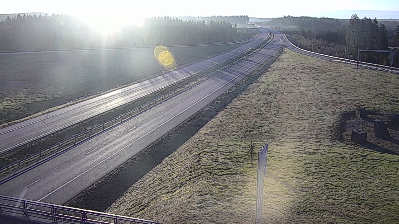 Weather Camera Image Väg 7 Vederlax, Virojoki, Virolahti, Kymenlaakso