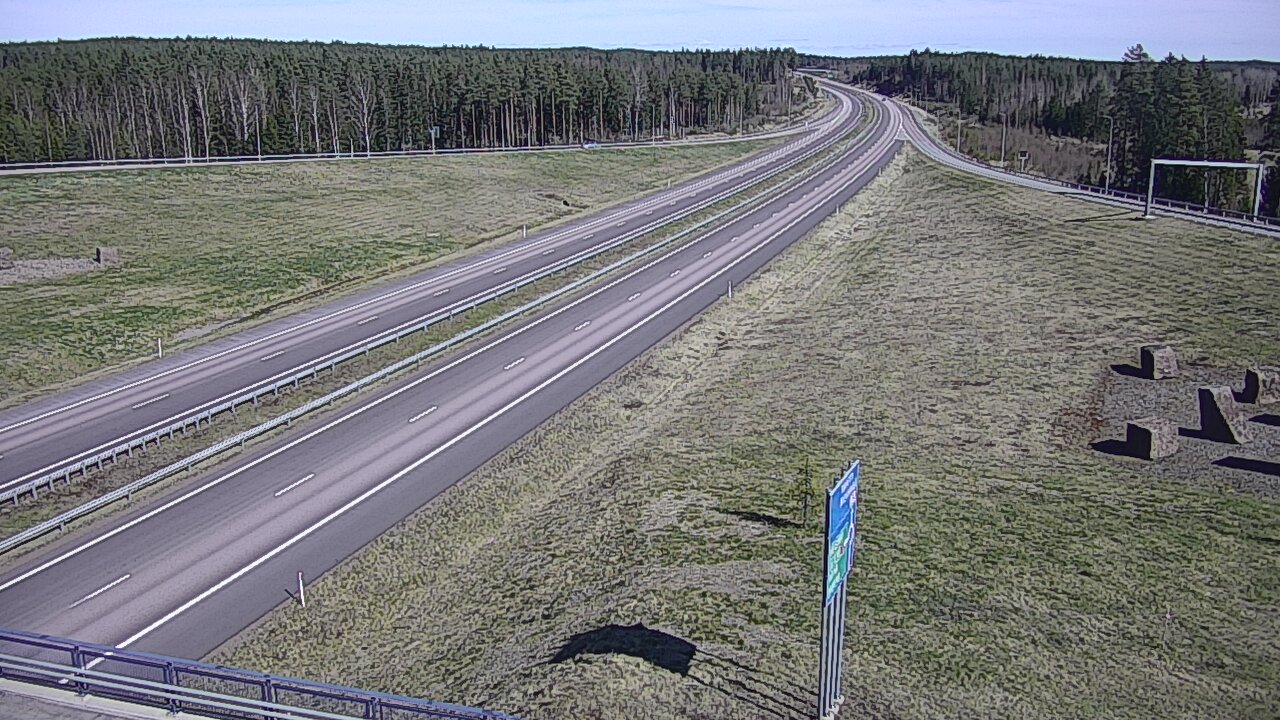 Weather Camera Image Väg 7 Vederlax, Virojoki, Virolahti, Kymenlaakso