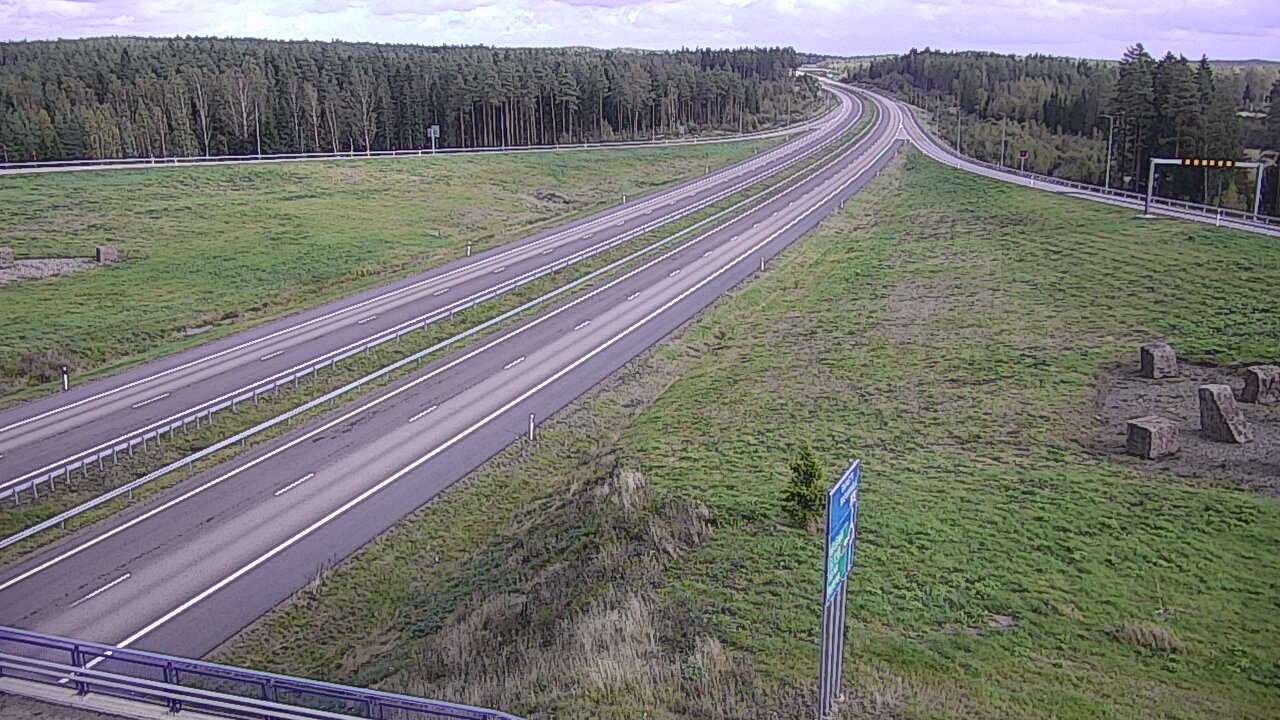 Weather Camera Image Väg 7 Vederlax, Virojoki, Virolahti, Kymenlaakso