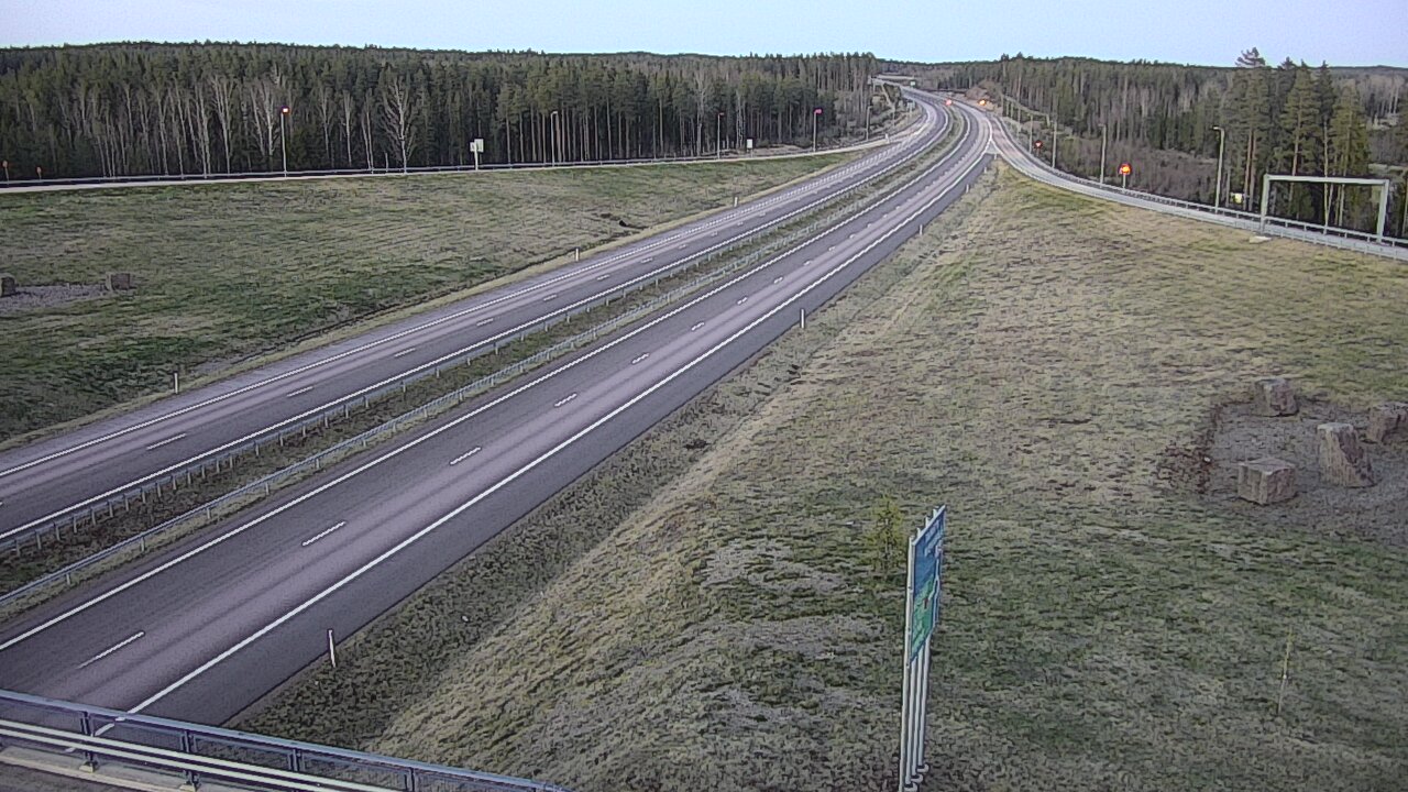 Weather Camera Image Väg 7 Vederlax, Virojoki, Virolahti, Kymenlaakso