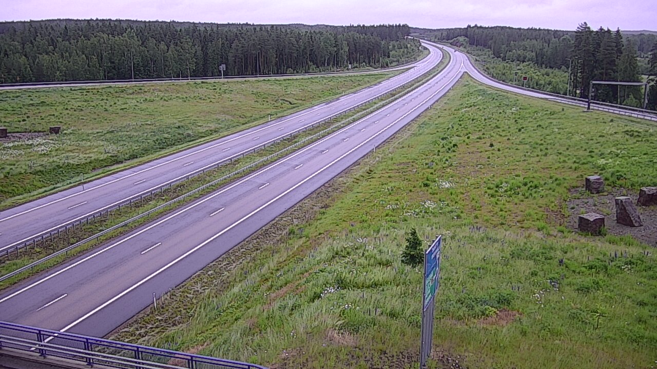 Weather Camera Image Väg 7 Vederlax, Virojoki, Virolahti, Kymenlaakso