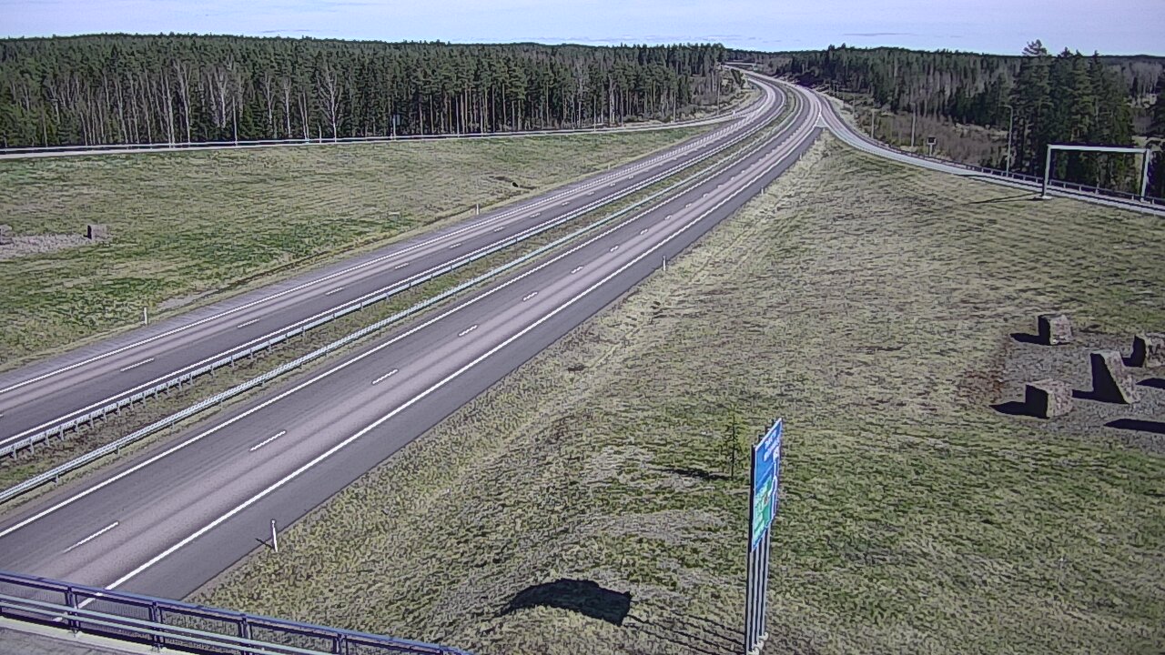 Weather Camera Image Väg 7 Vederlax, Virojoki, Virolahti, Kymenlaakso