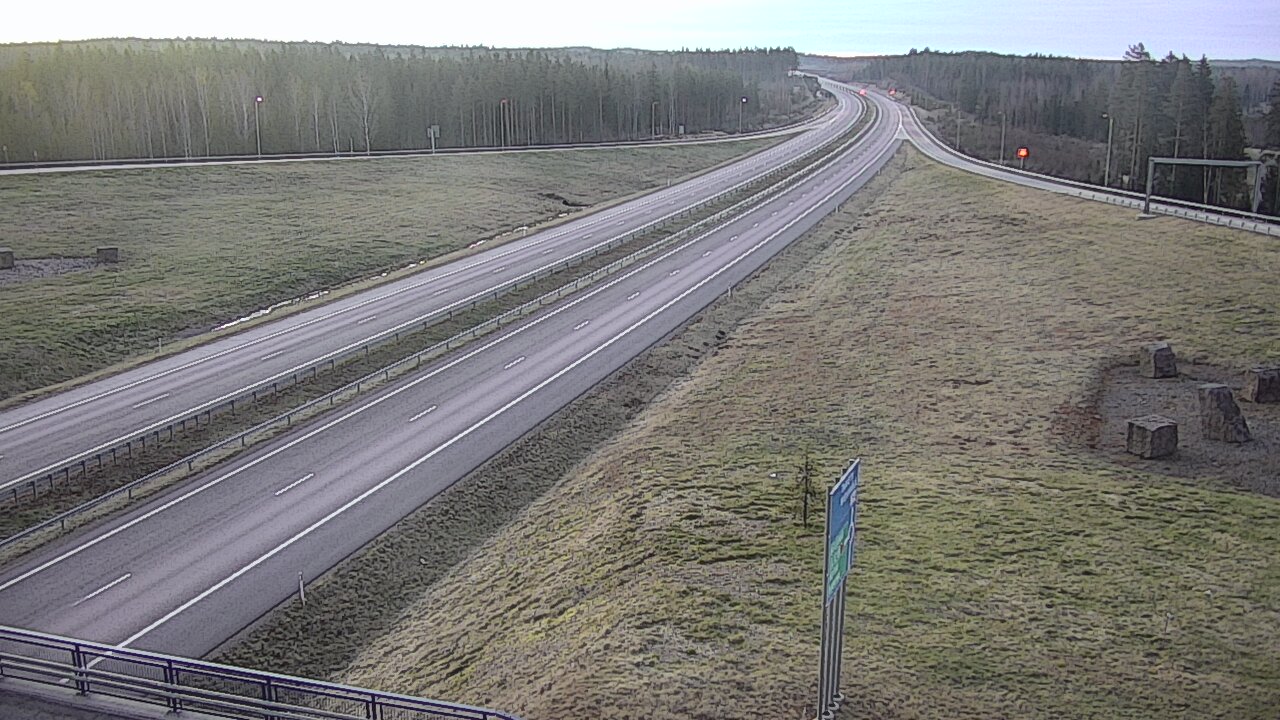 Weather Camera Image Väg 7 Vederlax, Virojoki, Virolahti, Kymenlaakso