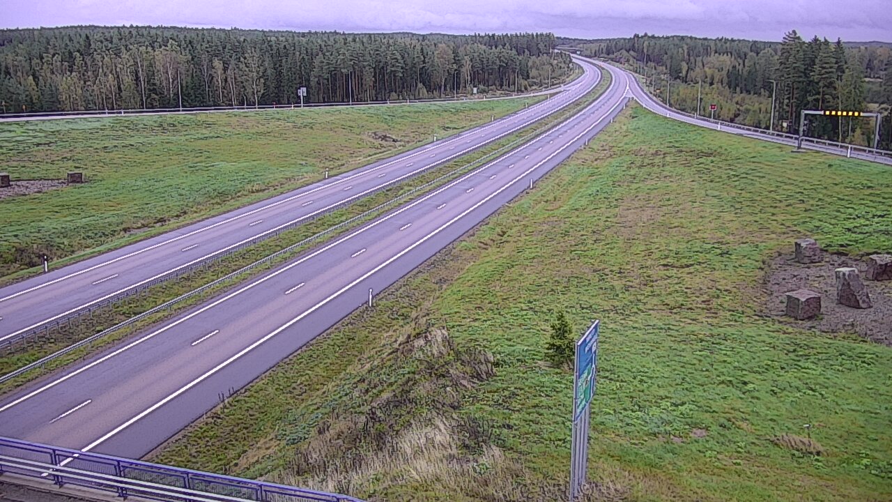 Weather Camera Image Väg 7 Vederlax, Virojoki, Virolahti, Kymenlaakso