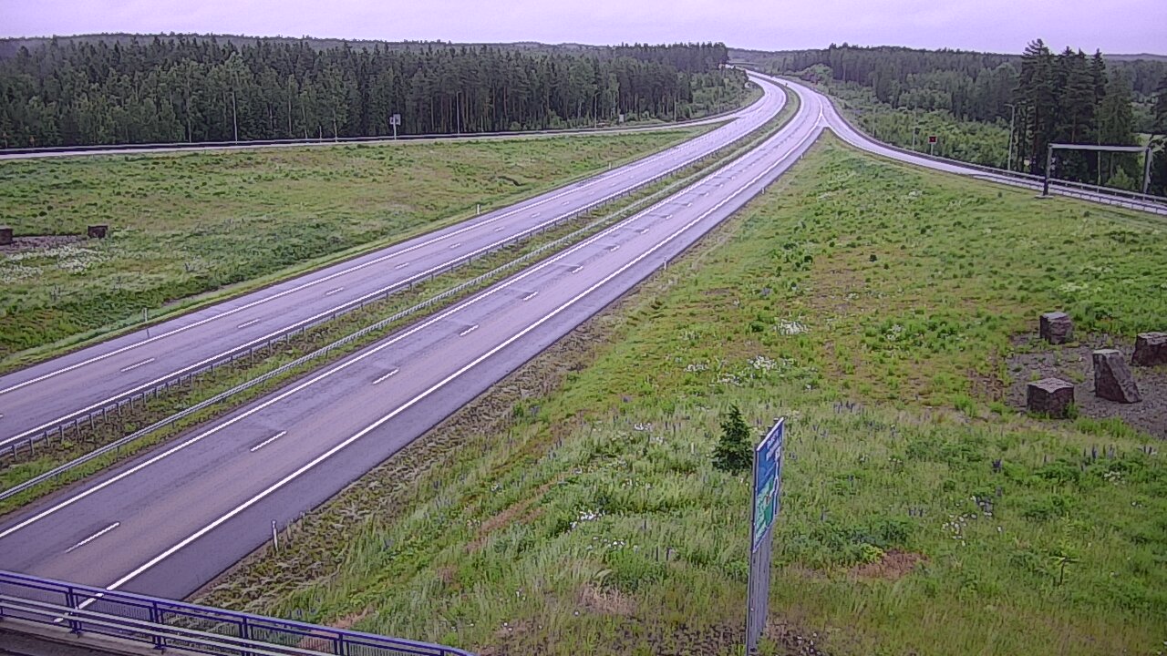 Weather Camera Image Väg 7 Vederlax, Virojoki, Virolahti, Kymenlaakso