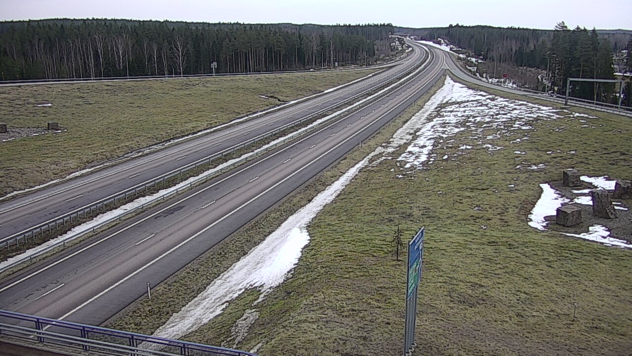 Weather Camera Image Väg 7 Vederlax, Virojoki, Virolahti, Kymenlaakso