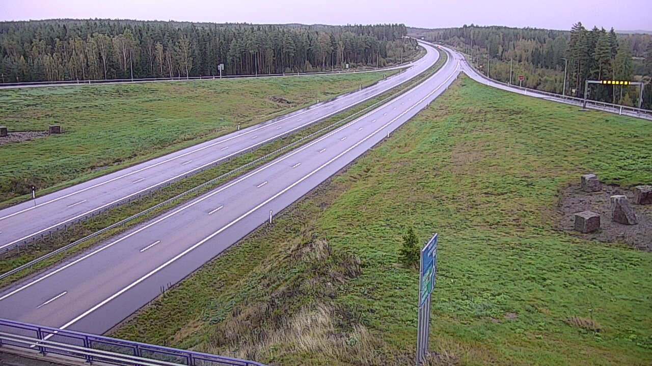 Weather Camera Image Väg 7 Vederlax, Virojoki, Virolahti, Kymenlaakso