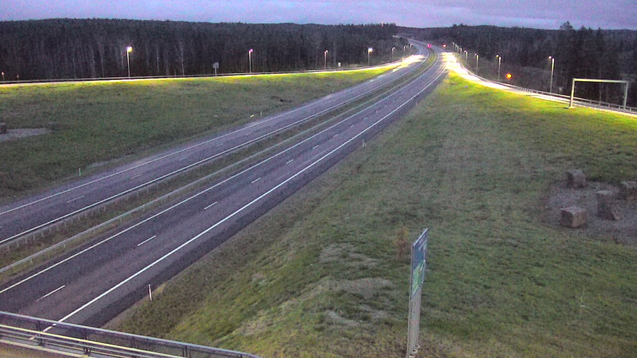 Weather Camera Image Väg 7 Vederlax, Virojoki, Virolahti, Kymenlaakso