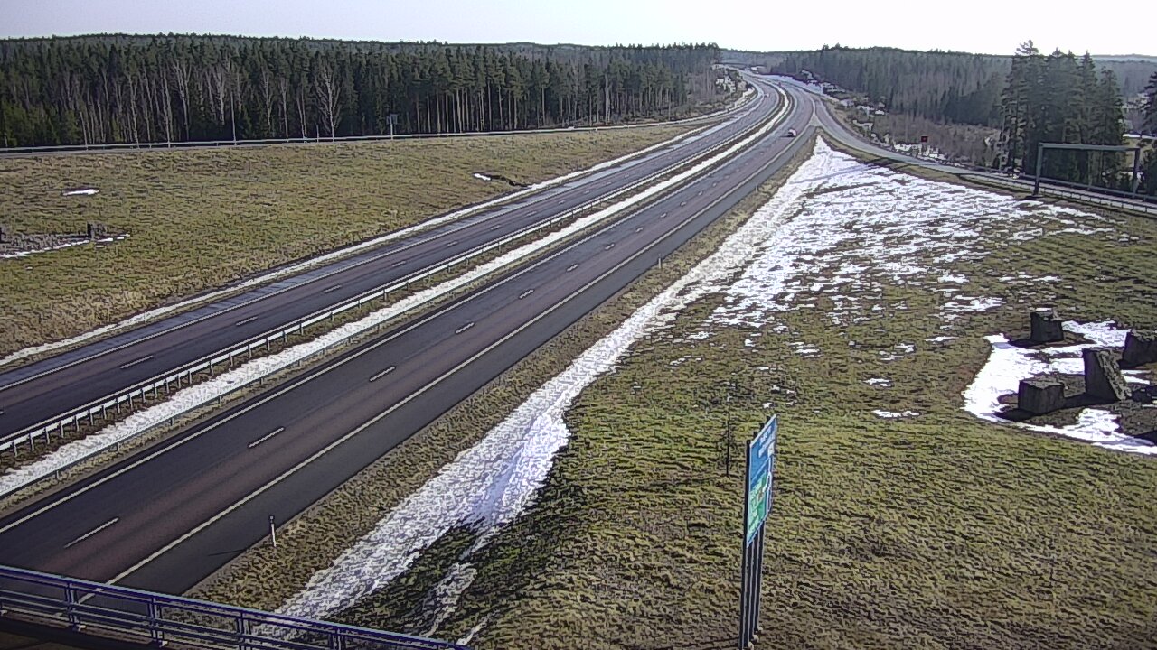 Weather Camera Image Väg 7 Vederlax, Virojoki, Virolahti, Kymenlaakso