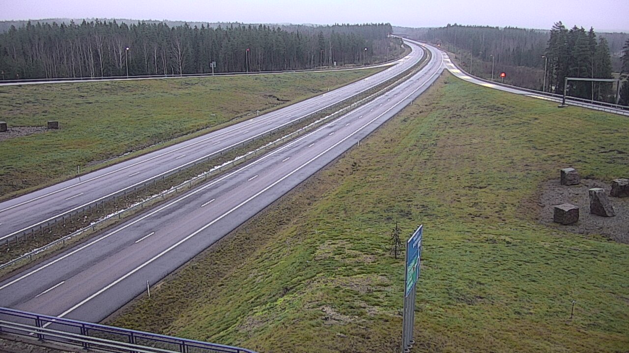 Weather Camera Image Väg 7 Vederlax, Virojoki, Virolahti, Kymenlaakso