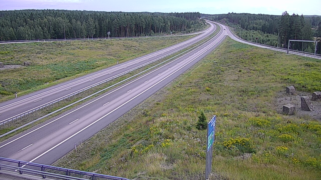 Weather Camera Image Väg 7 Vederlax, Virojoki, Virolahti, Kymenlaakso
