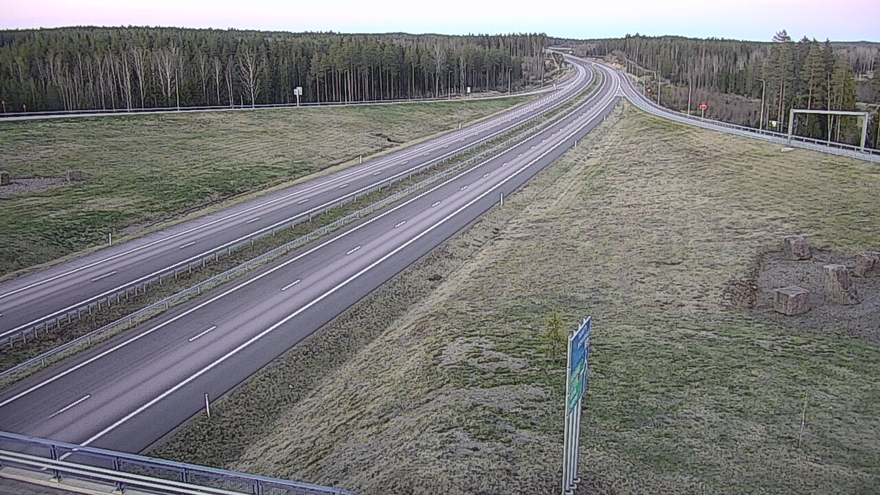 Weather Camera Image Väg 7 Vederlax, Virojoki, Virolahti, Kymenlaakso