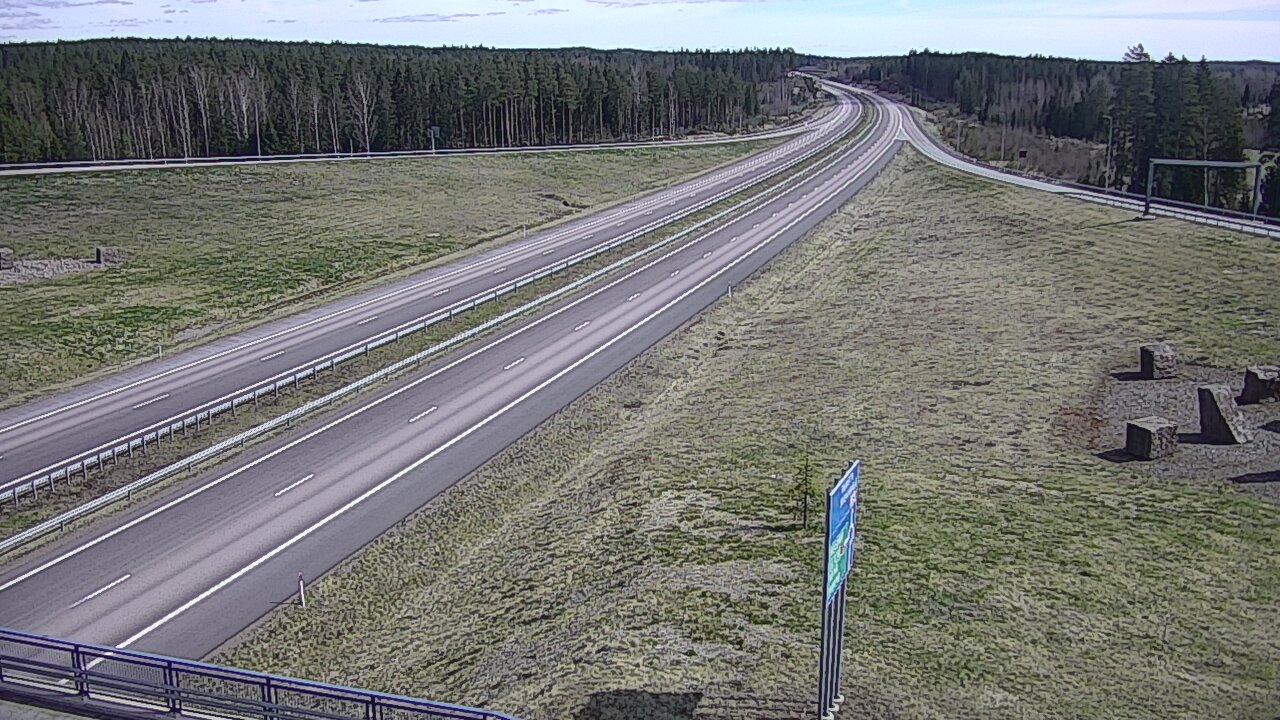 Weather Camera Image Väg 7 Vederlax, Virojoki, Virolahti, Kymenlaakso