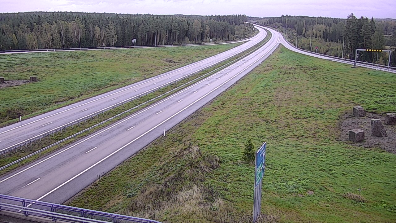 Weather Camera Image Väg 7 Vederlax, Virojoki, Virolahti, Kymenlaakso