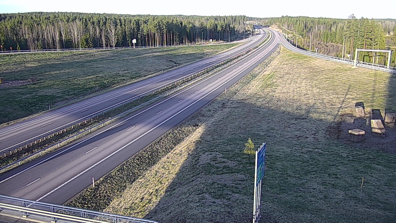 Weather Camera Image Väg 7 Vederlax, Virojoki, Virolahti, Kymenlaakso