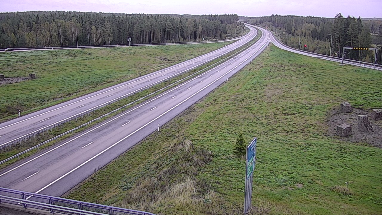 Weather Camera Image Väg 7 Vederlax, Virojoki, Virolahti, Kymenlaakso